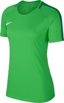 Nike Dry Academy 18 Shirt Dames  Sportshirt - Maat XS  - Vrouwen - groen
