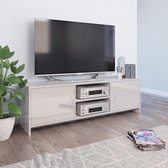 Tv-meubel 120x30x37,5 cm spaanplaat hoogglans wit