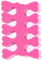 DW4Trading® Foam vinger of teenspreiders roze 2 stuks