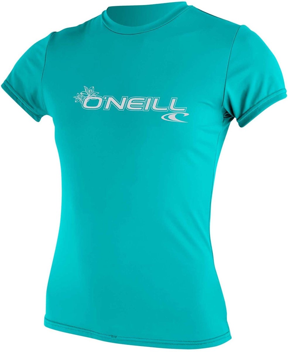 O’Neill UV-shirt voor dames met korte mouwen Basic Sun Aqua Blauw