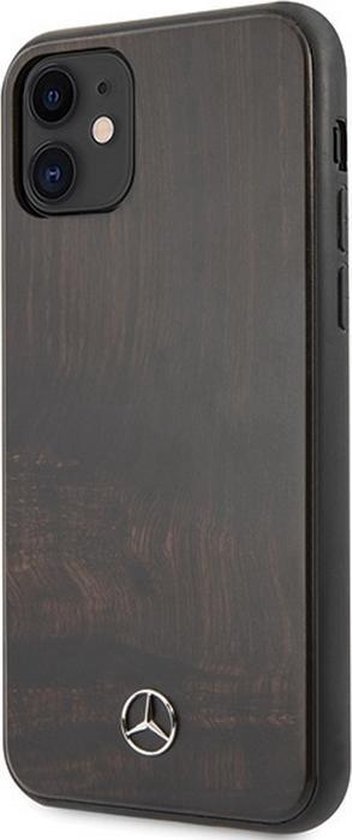 Coque rigide Mercedes-Benz Wood Line - Apple iPhone 11 (6.1 '') - Marron  foncé | bol.com