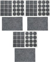 3x Feutre anti-rayures / Feutres pour meubles gris - 25 pièces - Feutres pour meubles