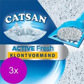 Catsan Active Fresh - Remplissage de bacs à litière - 3 x 8 l