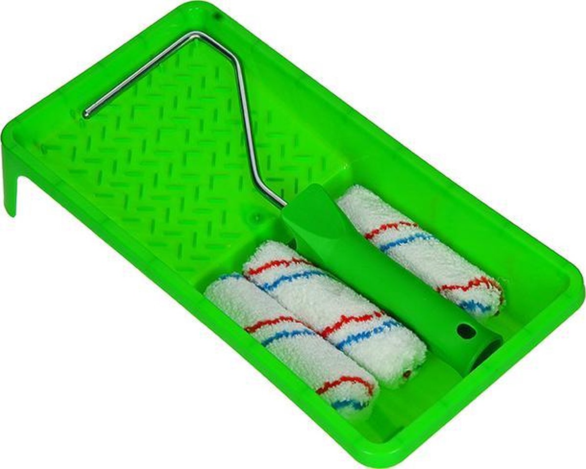 SAM verfroller set voor beits - 3 rollers - 10 cm