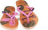 Havaianas Teenslipper Meisjes Maat 27/36 Sl Glitter - Fushia | 35/36