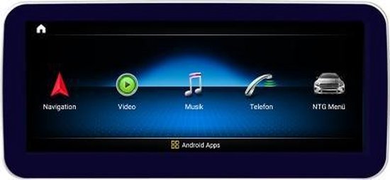 Mercedes C klasse W204 2007-2011 Navigatie 10,25" Android 10 carkit draadloos carplay 64GB