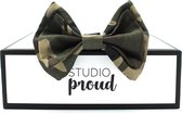Studio Proud – Bow Tie – Strikje – Camouflage print – one size – bijpassende halsband mogelijk