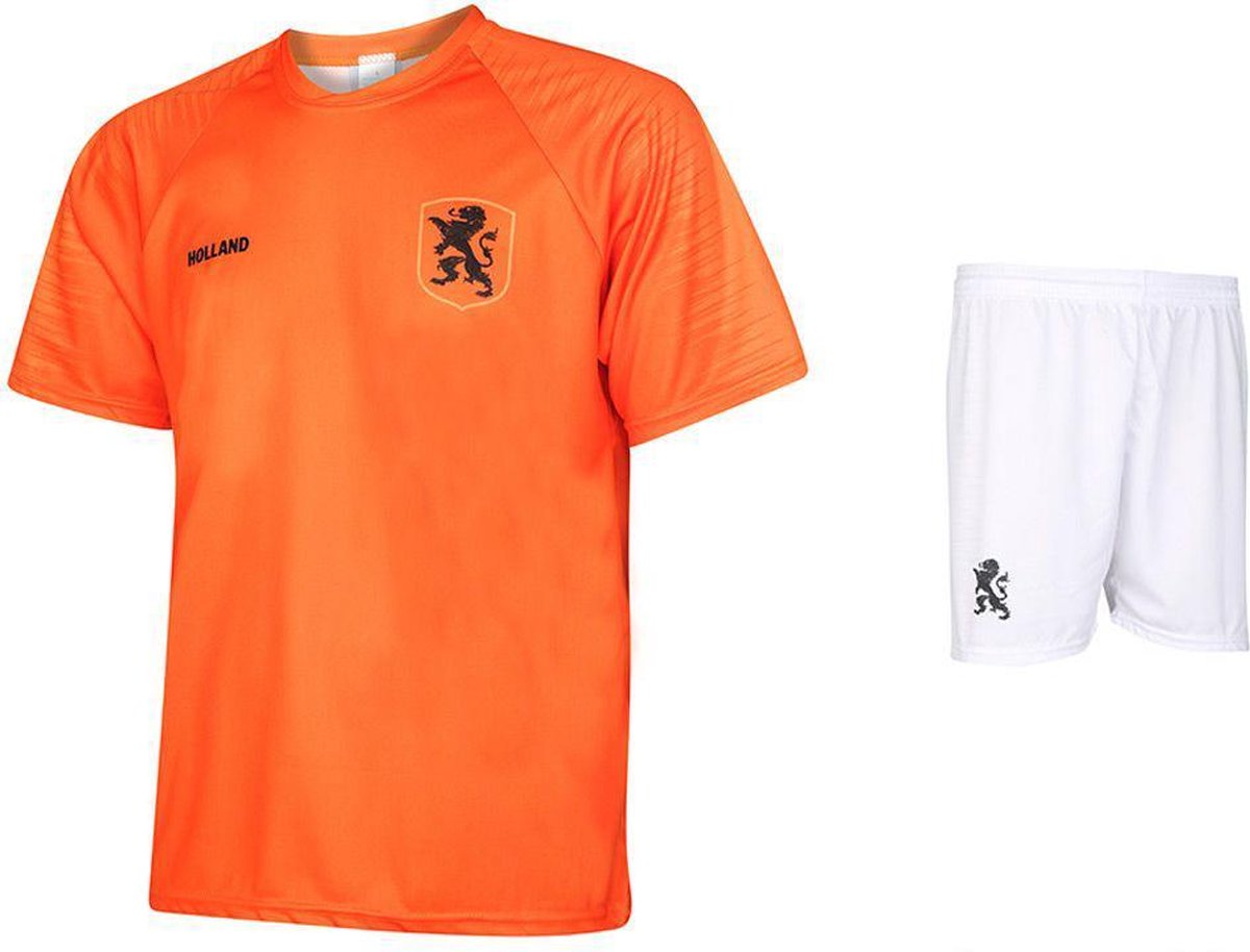 Nederlands Elftal Voetbalshirt - Voetbaltenue - Oranje - Holland - Shirt + broekje - Voetbalkleding - Kids - Senior - XXXL