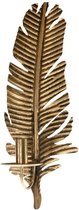 Wand kaarsenhouder goudkleur