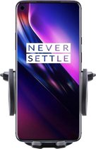 Shop4 - OnePlus 8 Autohouder Verstelbare CD Houder Zwart met Draaiklem Zwart