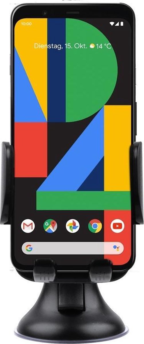 Shop4 - Google Pixel 4 XL Autohouder Instelbare Raamhouder Zwart