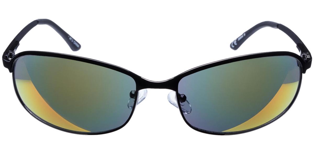 Icon Eyewear Zonnebril KANGA - Grijs montuur - Rood spiegelende glazen