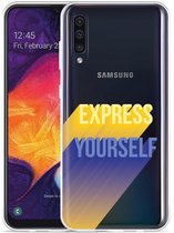 Galaxy A50 Hoesje Express Yourself - Designed by Cazy