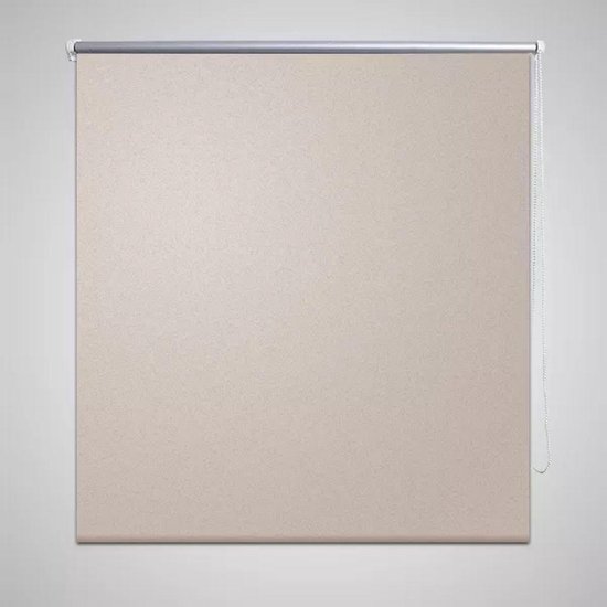 Per ongeluk beet Een zin Rolgordijn verduisterend 140 x 175 cm beige | bol.com