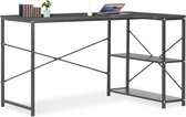 Computerbureau 120x72x70 cm zwart