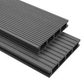 Terrasplanken HKC met accessoires 26 m² 2,2 m grijs
