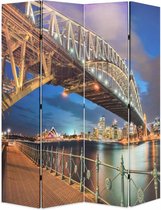 Kamerscherm inklapbaar Sydney Harbour Bridge 160x170 cm