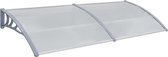 Deurluifel 300x100 cm kunststof grijs