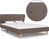 Bedframe stof taupe 120x200 cm