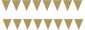 Gouden metallic glanzende vlaggenlijn - 10 meter - slinger goud