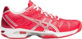 Asics Asics Gel-Solution Speed 2 Clay Sportschoenen - Maat 35.5 - Vrouwen - rood/zilver/wit