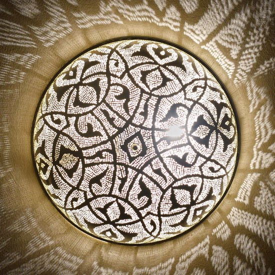 krijgen Onderdrukking Complex Oosterse Arabische Filigrain Sfeer Hal Plafond Lamp “Zaida”– Oosterse  Zilver... | bol.com