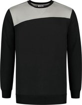 Tricorp Sweater Bicolor Naden 2013 - Zwart | Grijs