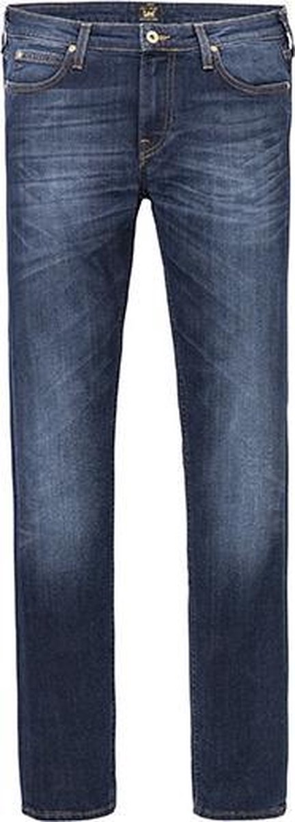 en coton W38 Jean pour homme bleu élastique coupe ajustée denim Lee Luke W30 