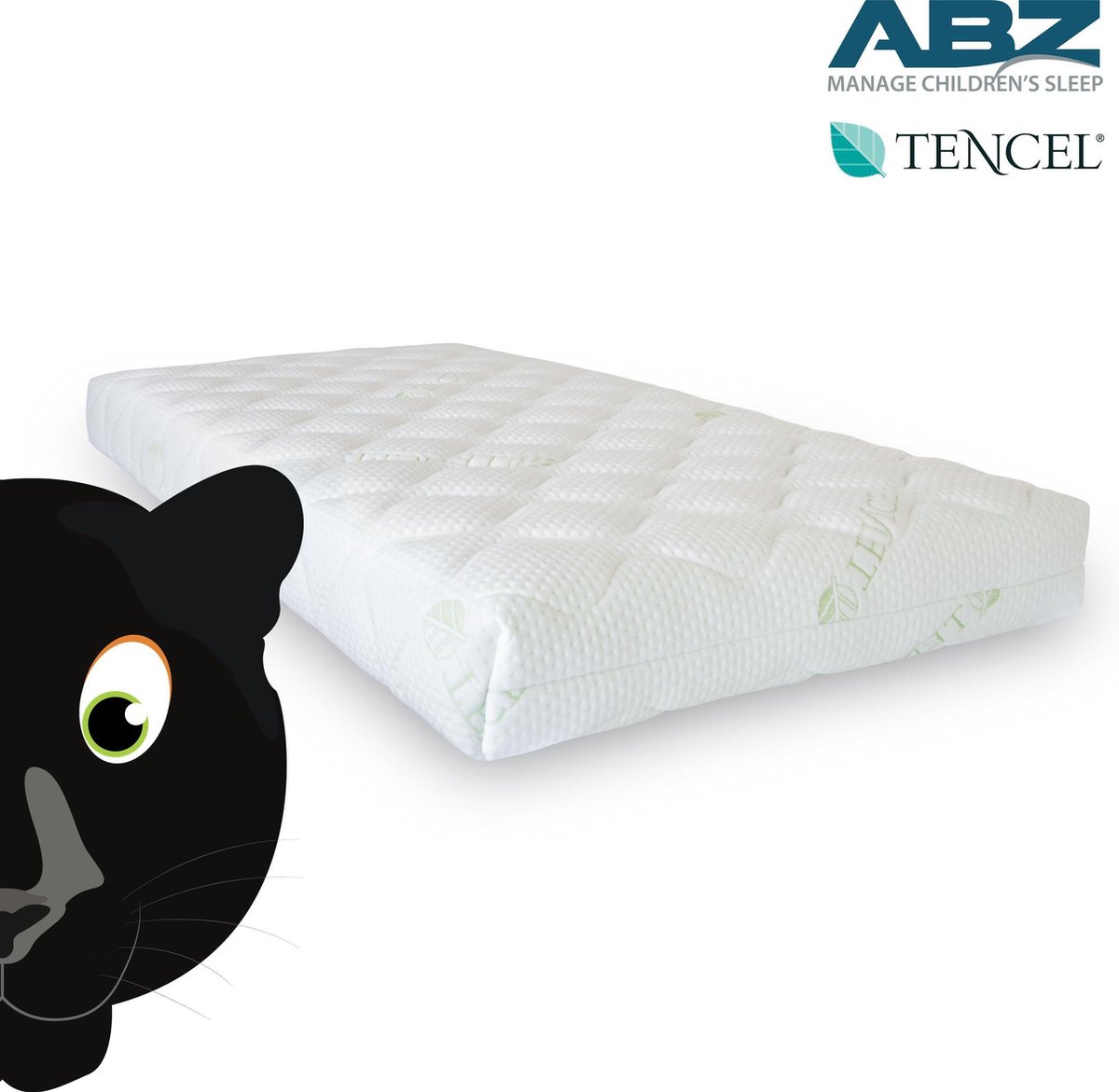 ABZ Zwarte Panter Tienermatras - 90x200 cm. - 90/200