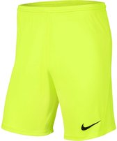 Nike Park III  Sportbroek - Maat M  - Mannen - lime groen