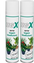 HG X Spray tegen bladluizen | 2 Stuks !