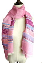 ThannaPhum Kleurrijke Kleurrijke sjaals groot formaat