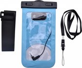 Neon Multi Functional Waterdichte telefoon hoesje Pouch Met headphone Audio Jack voor iPhone 7 / 7 Plus / SE / 6 / 6S / 6 Plus / 6S / S7 / S7 Edge / P9 Lite / S6 / S6 edge / S6 Edge / OnePlus 3 / Pixel XL / Pixel / A510 / J510 / Blauw