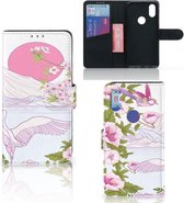 Coque Téléphone Xiaomi Mi Mix 2s Coque de Protection pour Oiseau Permanent