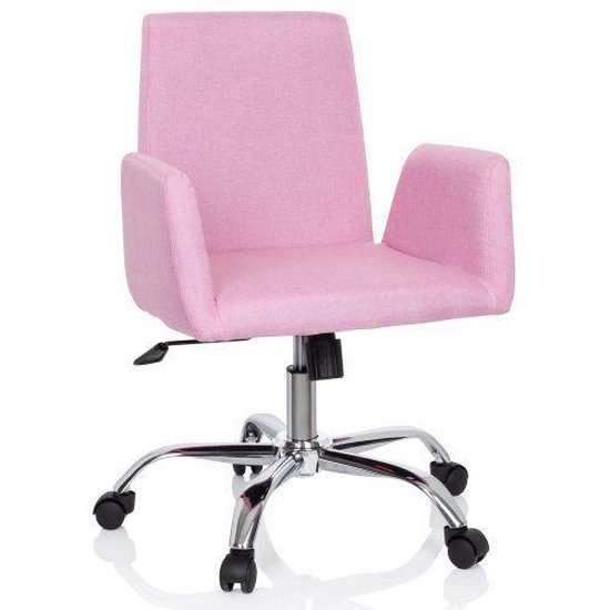 een andere Bedoel Medic hjh OFFICE Flow - Thuisgebruik bureaustoel - Licht roze - Stof | bol.com