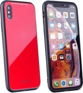 iPhone 11 case - MJOY - Back Cover - Gehard Glas - Rood