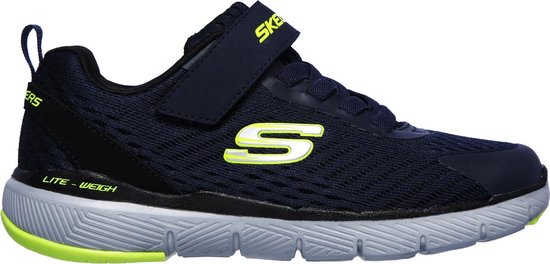 Skechers Sneakers - Maat 30 - Jongens - navy/geel/zilver | bol.com