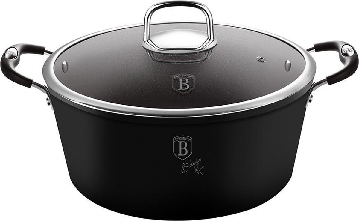 Berlinger Haus - 6122 - Braadpan - 20cm - zwart - professioneel