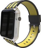 watchbands-shop.nl bandje - Apple Watch Series 1/2/3/4 (42&44mm) - GeelZwart