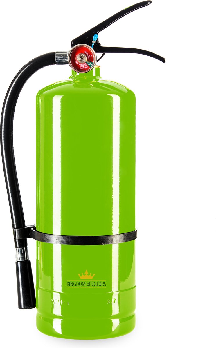 Kleurenpoeder Brandblusser Kanon Groen