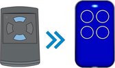Alternatieve handzender voor de Hormann HSM2 met blauwe knoppen