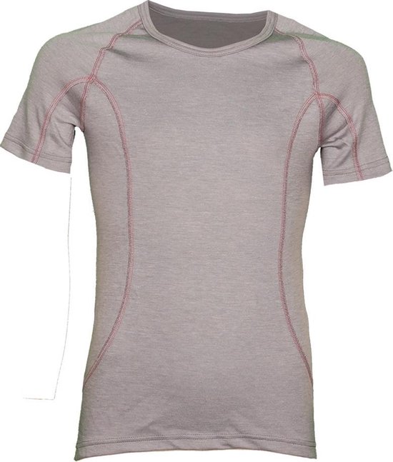 Schiesser - Meisjes Thermo T-Shirt Grijs / Roze - 152