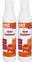 HG Leerbalsem - Onderhoud leer - 250 ml - 2 Stuks !