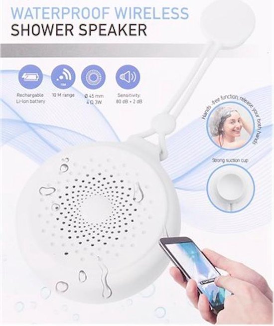 Soundlogic waterproof wireless shower speaker Clearance
