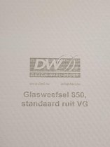 Glasvezelbehang - Standaard Ruit - 1 meter / 50 meter - Voorgeschilderd - Duurzaam & Milieuvriendelijk - Onbrandbaar - Slijt & Stootvast - Glasweefsel  -  Glasvezel