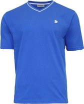 Donnay T-shirt met V-hals - Sportshirt - Heren - Royal Blue (215) - maat XL