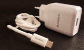Xssive QC3.0 Quick Charger Thuis USB Lader 3A incl. Type C Kabel
