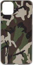 ADEL Kunststof Back Cover Hardcase Hoesje Geschikt Voor iPhone 11 Pro Max - Camouflage