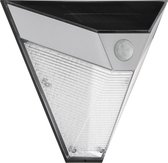 EGLO LED Buiten wandlamp solar - met bewegingssensor - 4 x 0,5W - 19cm - RVS