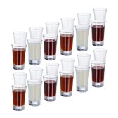 24x shotglazen - borrelglaasjes - 4 cl - glas - likeur - feest - set